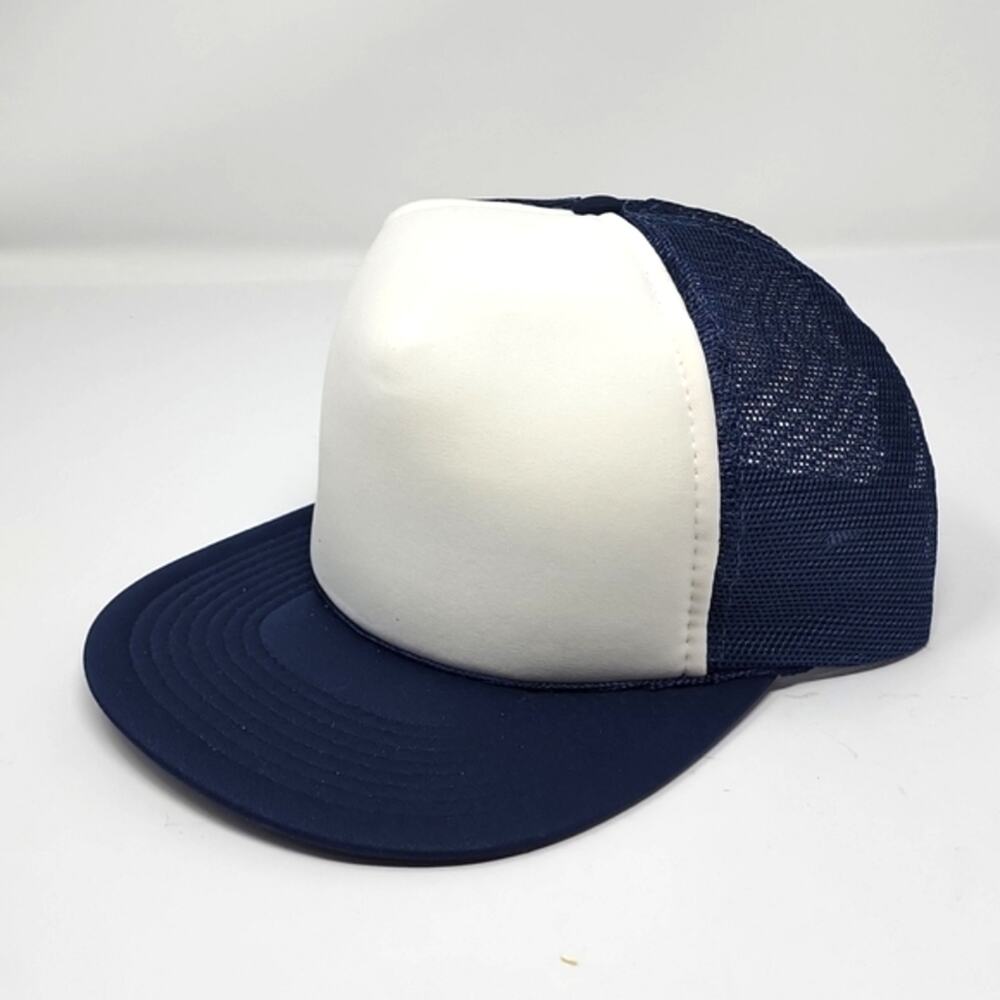 Navy Trucker Snapback Hat
